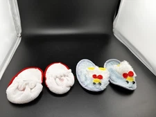 16” 18” 2 Pairs Of Doll Slippers Penguin Blue White And Red With Squeaker CPK