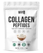 Bovine Collagen Peptides Powder 2.4 lb Hydrolyzed Type 2.43 Pound Pack of 1 