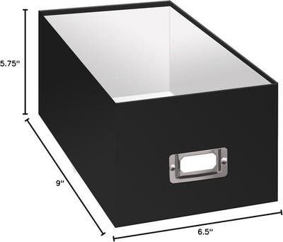 Pioneer Photo Albums BCD-1/BLK BCD-1BLK CD/DVD Storage Box, Black