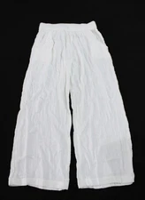 Rip Curl Women's Double Weave Gauze Premium Surf Beach Pant WR4 White Small NWT