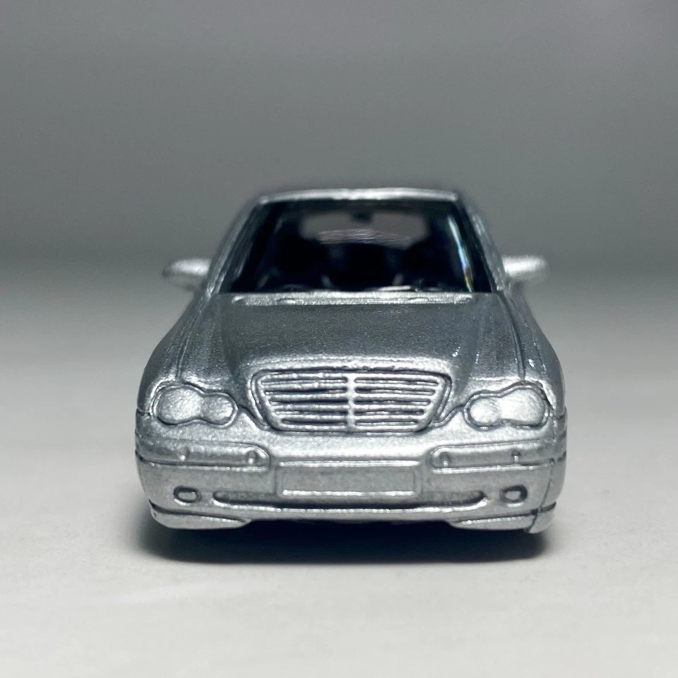 MotorMax #6066 MERCEDES-BENZ C CLASS 1/64 Diecast Car Silver (Wheel B) - Image 2 of 4