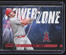 2022 Stadium Club #PZ-5 Mike Trout Power Zone Red