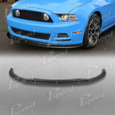 For 2013 2014 Ford Mustang GT-Style Matte Black PP Front Bumper Lip Spoiler Chin