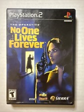The Operative No One Lives Forever Sierra Game Sony PlayStation 2 (NO Manual)