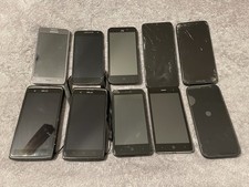  Used Lot of 10 Cell Phones UNTESTED  PARTS ONLY 