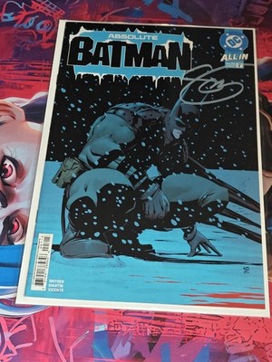 Absolute Batman 7 5th Print Signed By Scott Snyder Key First Appearance Dc W/Coa