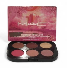 MAC Connect In Color Eye Shadow Palette | Rose Lens | 6 Shades New Authentic
