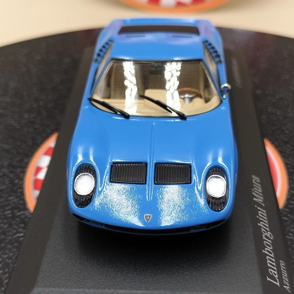 MINICHAMPS 1/43 Lamborghini Miura 1966 Blue Azzuro Diecast model 430103007 - Image 3 of 4