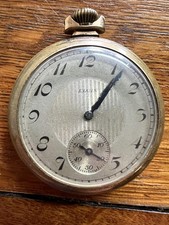 Antique 1920 ELGIN Model 13 Grade 466 16S 17J Pocket Watch