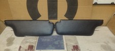 Satellite Gtx Belvedere Charger Coronet Hardtop Sunvisors Black Pair 1966-67