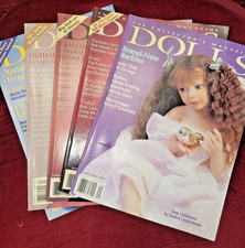 DOLLS The Collector's Magazine 1995 1996 LOT of 5 Very Good Preowned 5