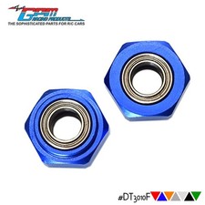 GPM Upgrades Aluminium Front Wheel Hex Adapter With Bearing TAMIYA DT-03 DT-04