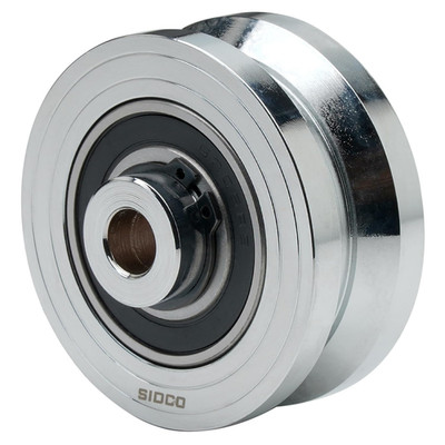 3'' Inch V-Groove Wheel - Solid Steel - Sliding Gate Wheel   Heavy Duty   V Track