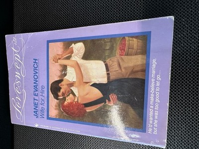 JANET EVANOVICH SIGNED 1ST - Loveswept: Wife for Hire,  #422