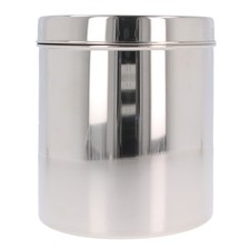 Stainless Steel Canisters Kitchen Storage Tins Dry Food Deep Indian Ubha Dabba