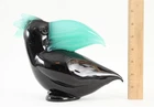 Signed, Authentic GAMBARO & POGGI Murano Italian Art Glass TOUCAN BIRD Sculpture