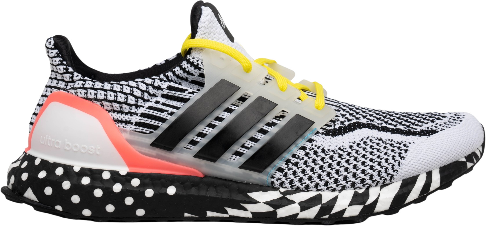 adidas UltraBoost 5.0 DNA Multi Pattern - White Black for adidas UltraBoost 5.0 DNA Multi Pattern - White Black for