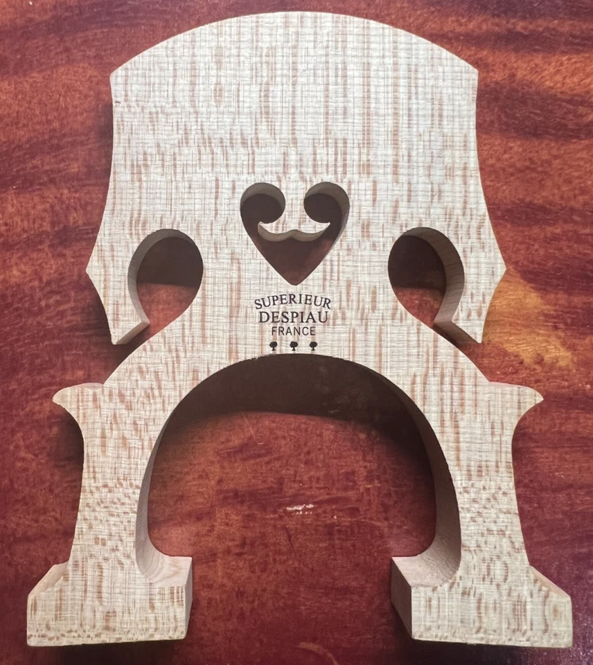 New France Despiau Superieur Cello Bridge 4/4 Size Grade A French Style 3 tree - Image 3 of 4