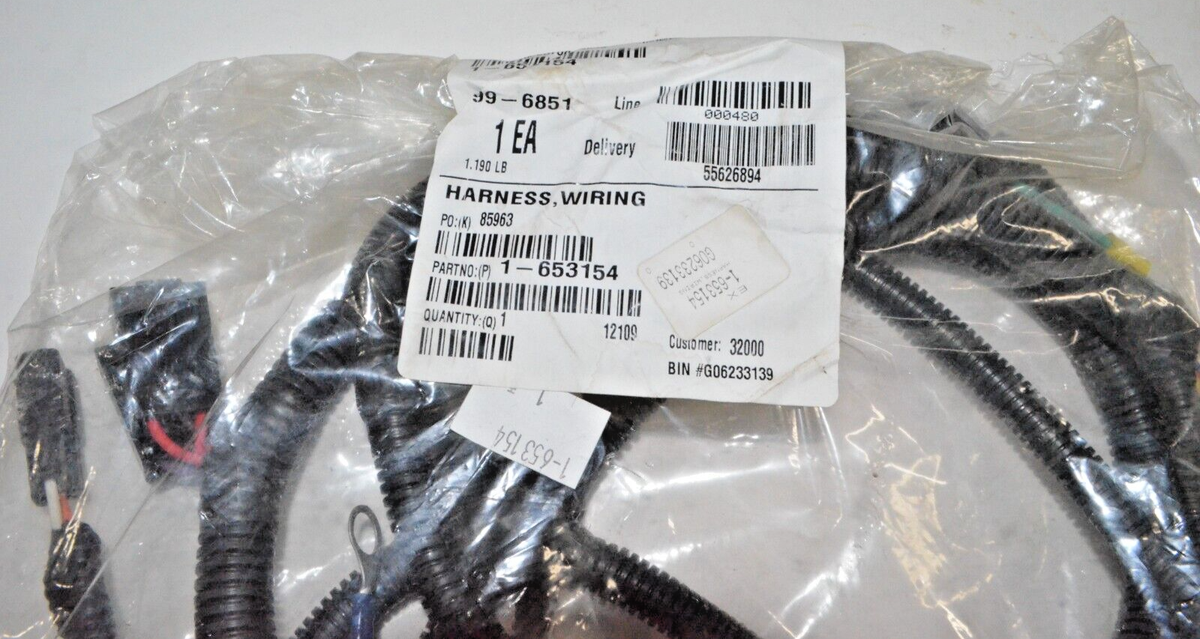 New, eXmark 1-653154 Harness, Wiring - Fits LHP5223KC (2000) Lazer