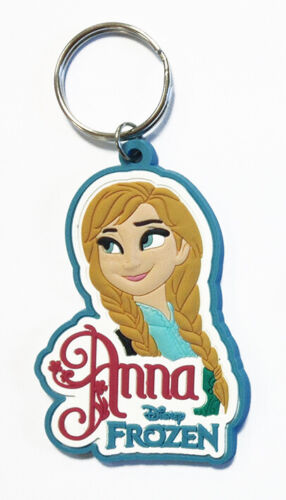 Frozen Anna Rubber Keychain Regalo de Disney Oficial Girls Kids Elsa Olaf Llaver - Imagen 1 de 1