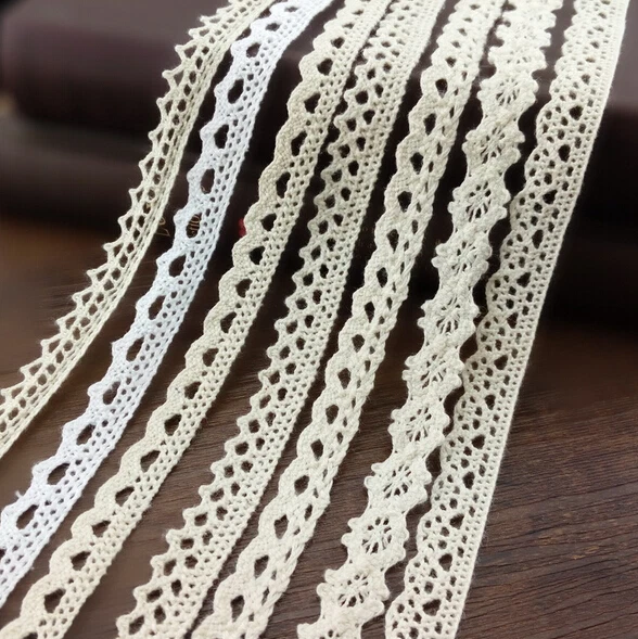 10 Yards of White Lace Trim/ 10 Yards of White Lace Ribbon, Approx