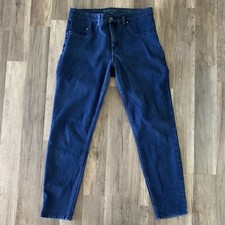 SPANX Womens Blue Jeans Size 32 The Slim-X Super Skinny Denim Outdoor Wear 32X28