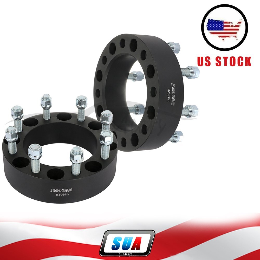 YHTAUTO 8x170mm Wheel Spacers 2 Inch Fits Ford Excursion 03-05, F