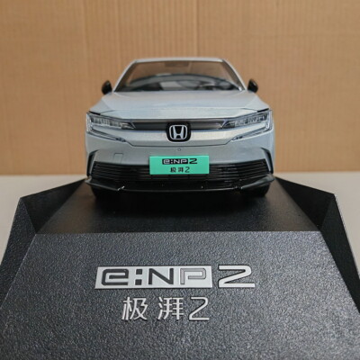 1/18 Scale Honda e:NP2 2024 Silver Diecast Car Model Toy