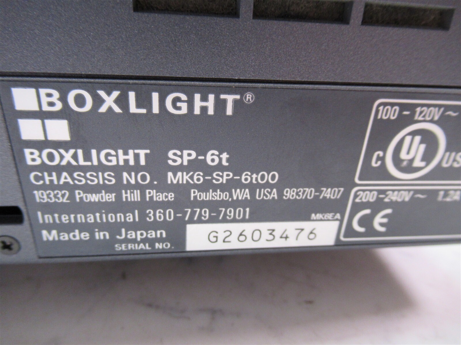 Boxlight SP-6t Digital Multimedia Projector Home Office Unit 1000 ...