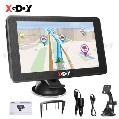 XGODY 886 7 Zoll Wohnmobil LKW GPS Navi Navigationsgerät Europa Karten NEUWERTIG