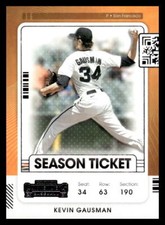 2021 Panini Contenders  Kevin Gausman #55 San Francisco Giants Baseball Card