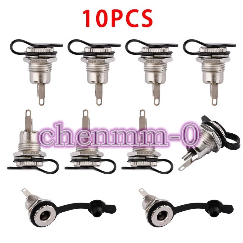 Waterproof Dc Socket 10PCS Dc-099 DC power socket with waterproof cap 5.5*2.1mm High current ...