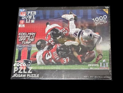 【希少】NFL スーパーボウル LI ペイトリオッツ ジュリアン エデルマン JULIAN EDELMAN New England Patriots Superbowl LI 1000 Piece Jigsaw