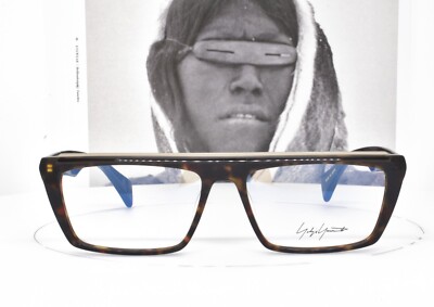 Yohji Yamamoto Eyeglasses 山本 耀司 Brown Tortoise Rectangular 57