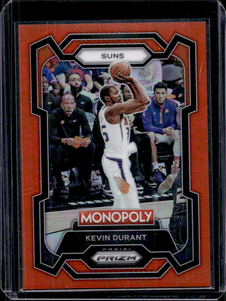 2023-24 Prizm Monopoly Kevin Durant Orange #1/124 #70 Suns