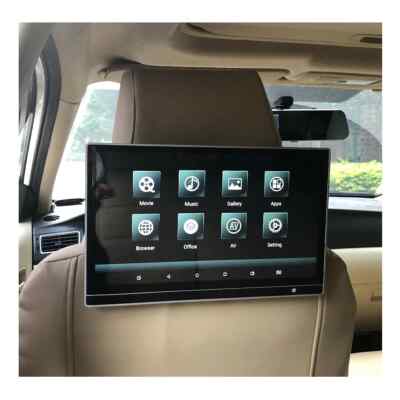 Car Seats Rear Entertainment System Headrest Monitors DVD TV Display ...