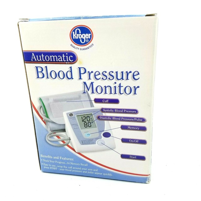KROGER HEM712KR Manual Home Blood Pressure Monitor Never used eBay