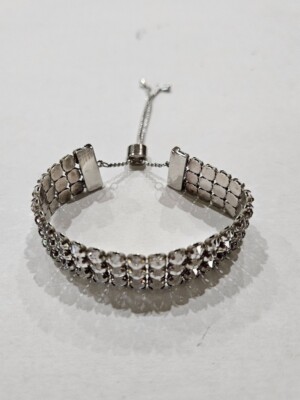 Touchstone Crystal by Swarovski Out and About Bracelet in Rhodium 1792B