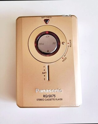 Panasonic RQ-SX75 Gold Limited Edition Walkman Fully Working | eBay UK
