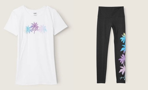 Leggings Victoria's Secret PINK Illinois I - Transparents (See Through) - Neuf Avec étiquettes