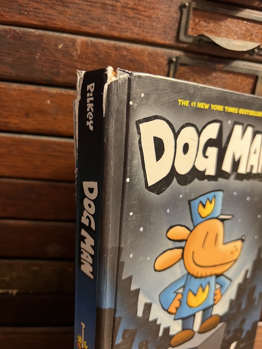 Lot 7 Dav Pilkey Books: 5 Dog Man Hardcover, Capt Underpants