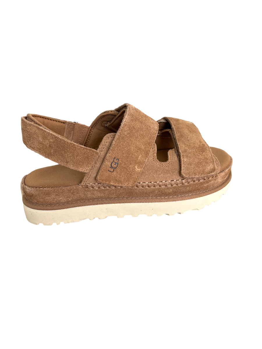 Ugg Goldenstar Slingback Platform Suede Sandal Black Moss Ugg Goldenstar Slingback Platform Suede Sandal Black Moss