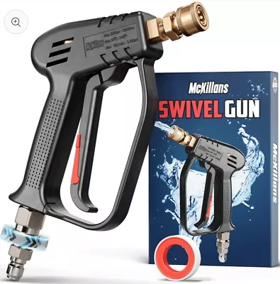 Short Pressure Washer Gun With Swivel Gun Car Wash McKillans Water Stubby