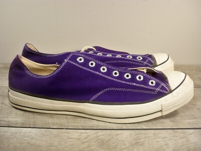 Vintage CONVERSE Chucks All Star Mens Purple Sneakers Kicks Players Name 17