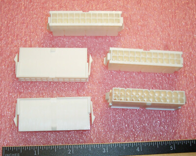 QTY (10) 24 POSITION CRIMP PLUG HOUSING  4.2mm PANEL MOUNT 39-01-2246 MOLEX ROHS