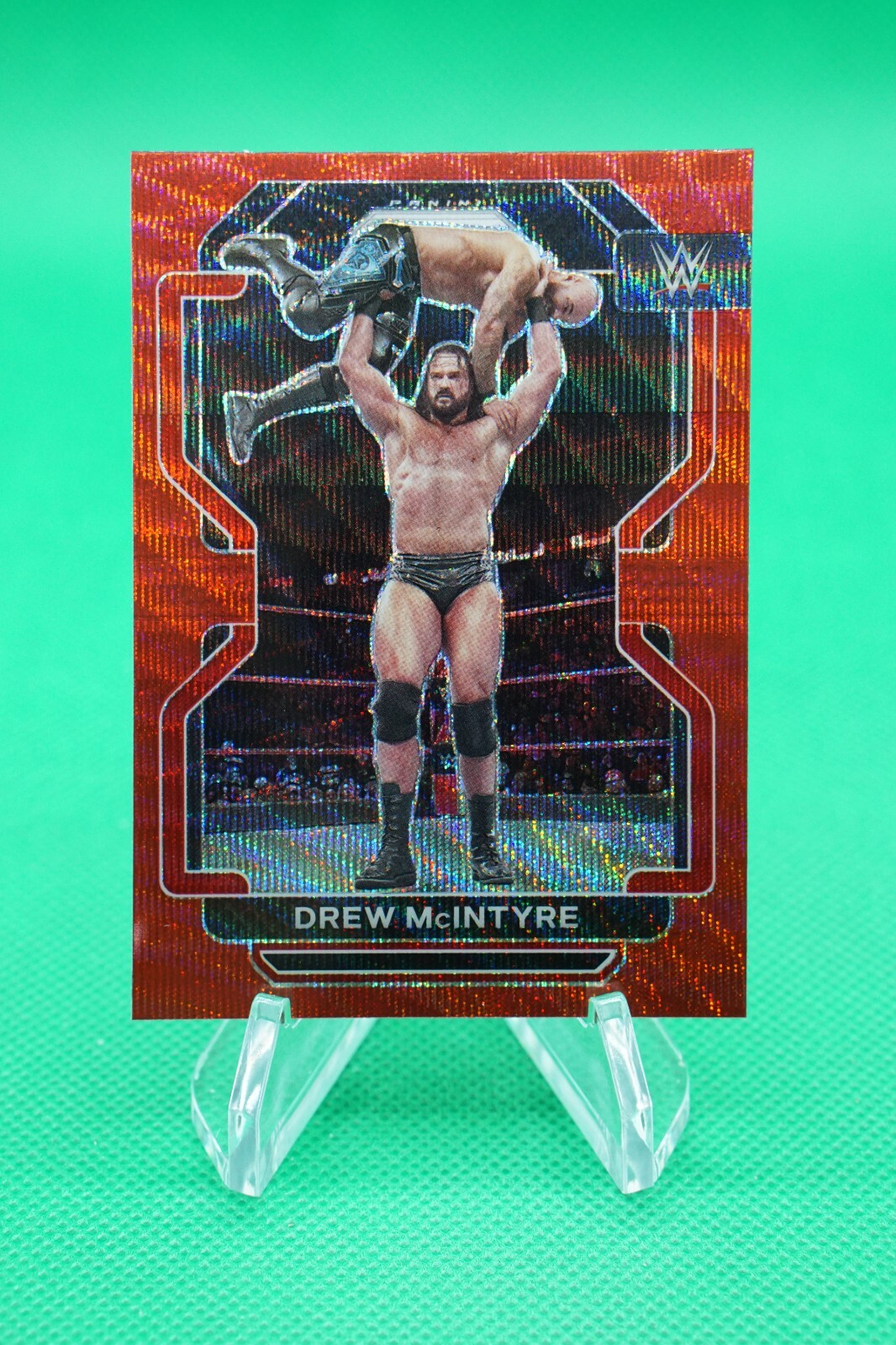 2022 Prizm WWE Base Vertical Prizms Ruby Wave #155 Drew McIntyre S5920K