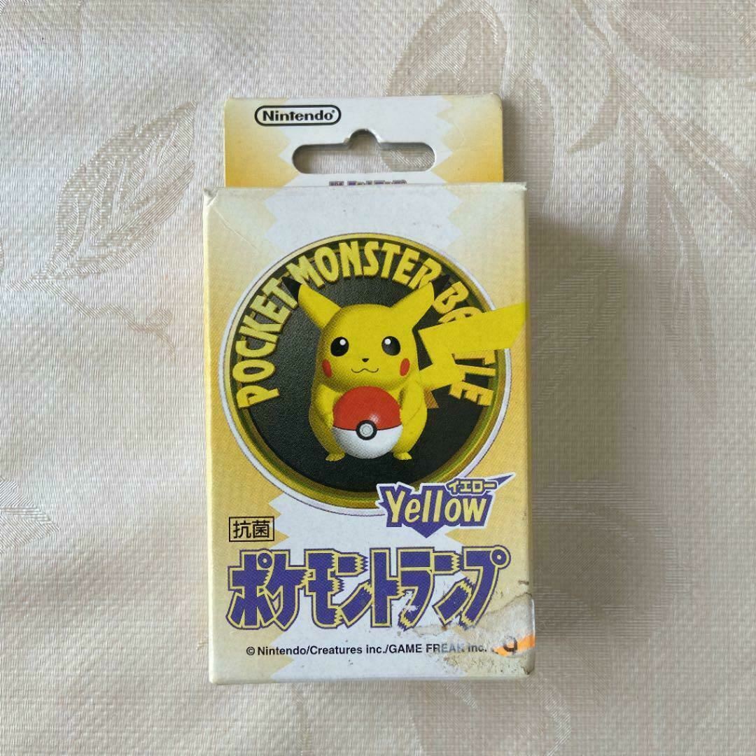 1998年　ポケモントランプyellow Pokemon 1998 Japanese Poker Card Deck 3D Yellow Version Pikachu