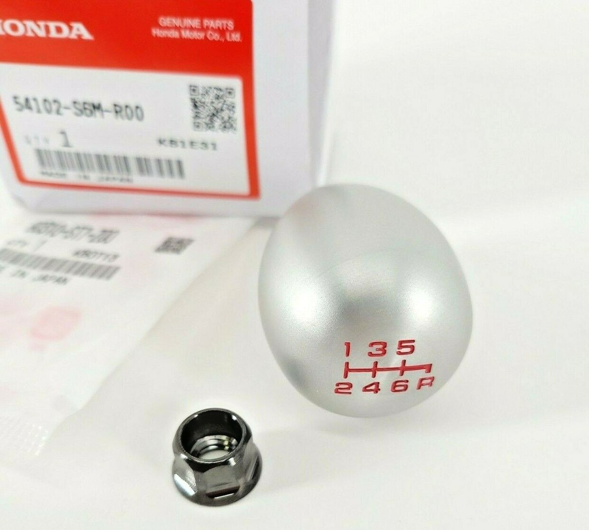 Genuine OEM Honda Acura 54102-S6M-R00 6MT Shift Knob Aluminum w