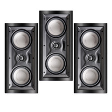 OSD Confezione da 3 Altoparlanti LCR da Parete 5,25 Pollici 100W Trimless - Ideale per Home Theater