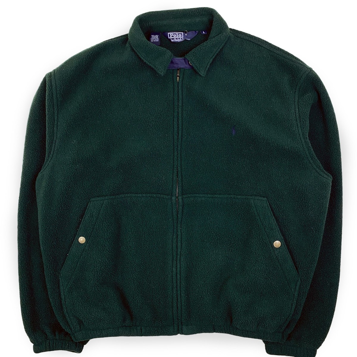 MEN POLO RALPH LAUREN FLEECE FULL ZIP COLLAR LIL PONY POCKET MEN POLO RALPH LAUREN FLEECE FULL ZIP COLLAR LIL PONY POCKET